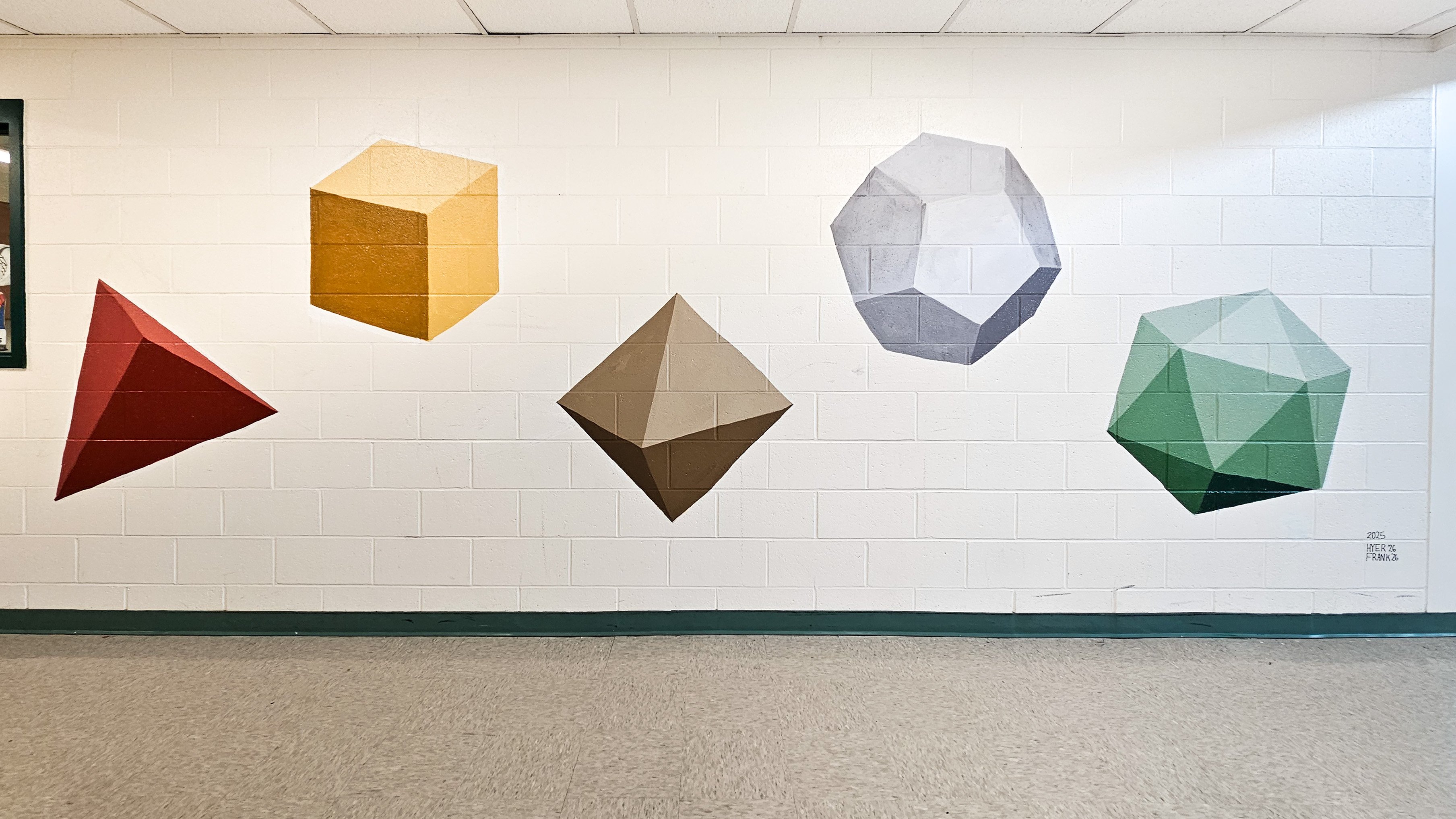 Platonic Solids Mural
