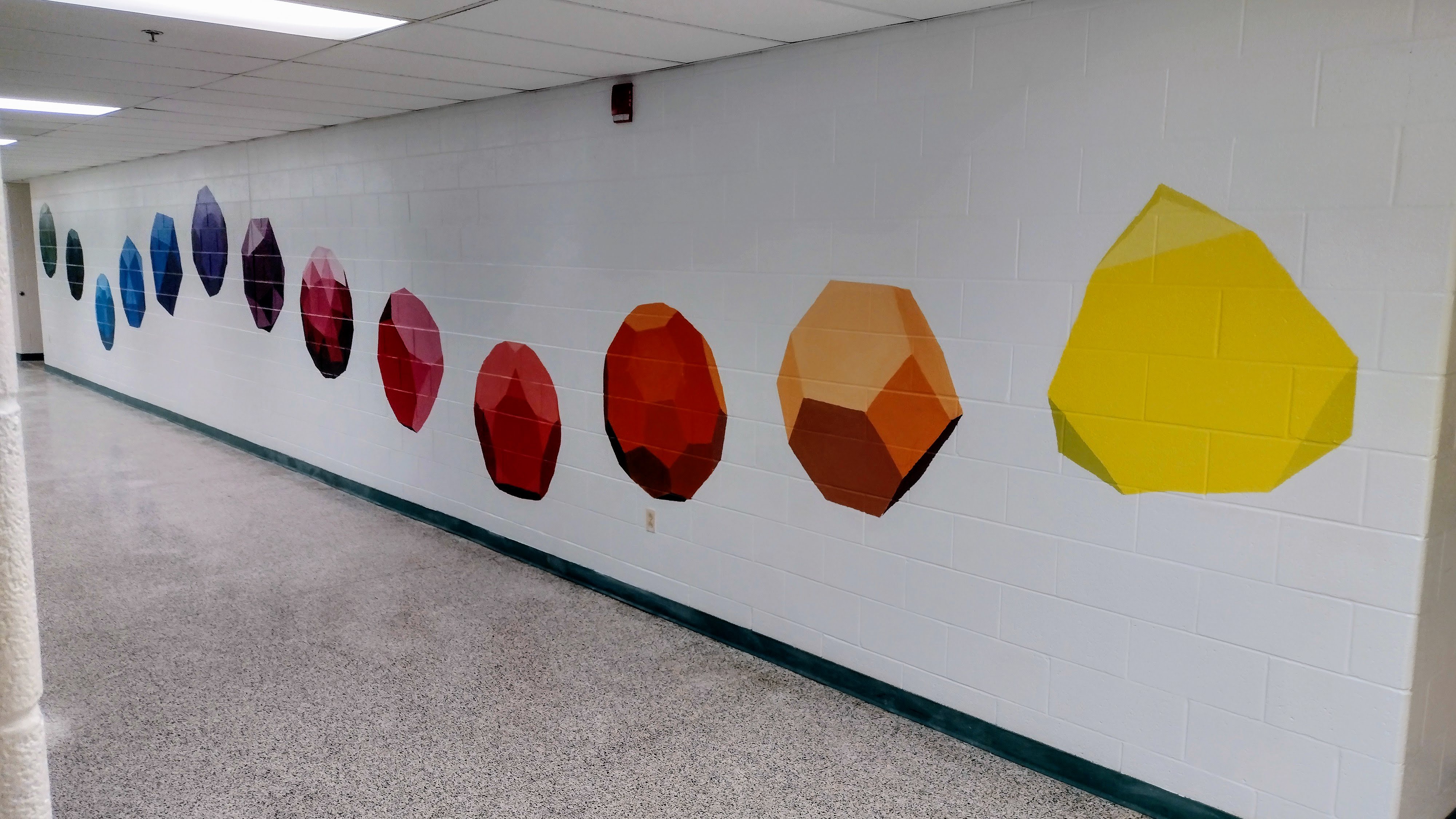 The Archimedean Solids Mural