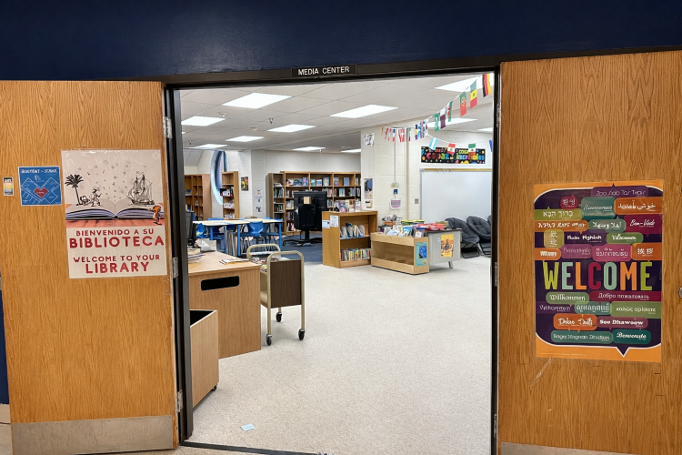 Library Media Center Entrance