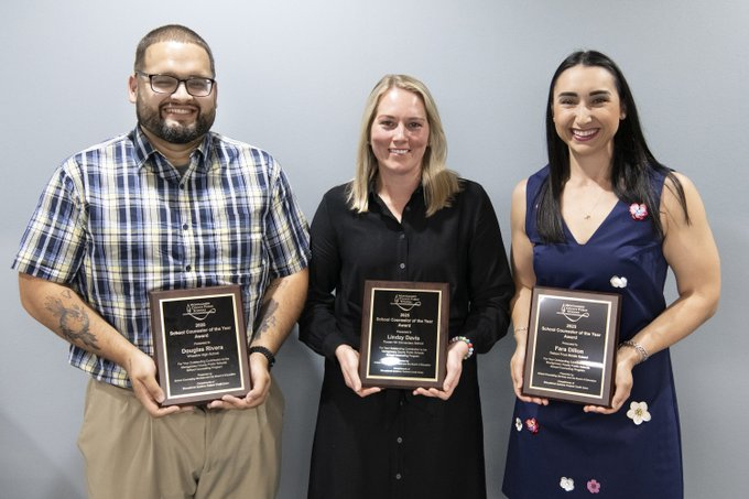MCPS Counselor of the Year Recognition: Lindzy Davis, Fara Dillon and Douglas Rivera