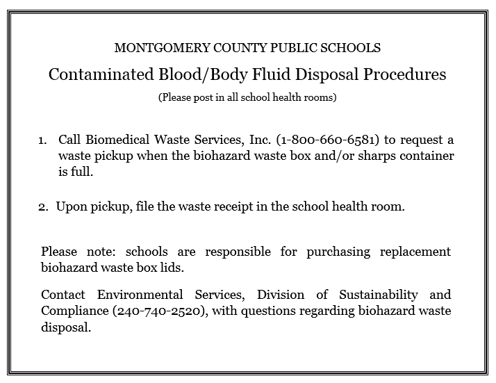 Biohazard waste sign picture