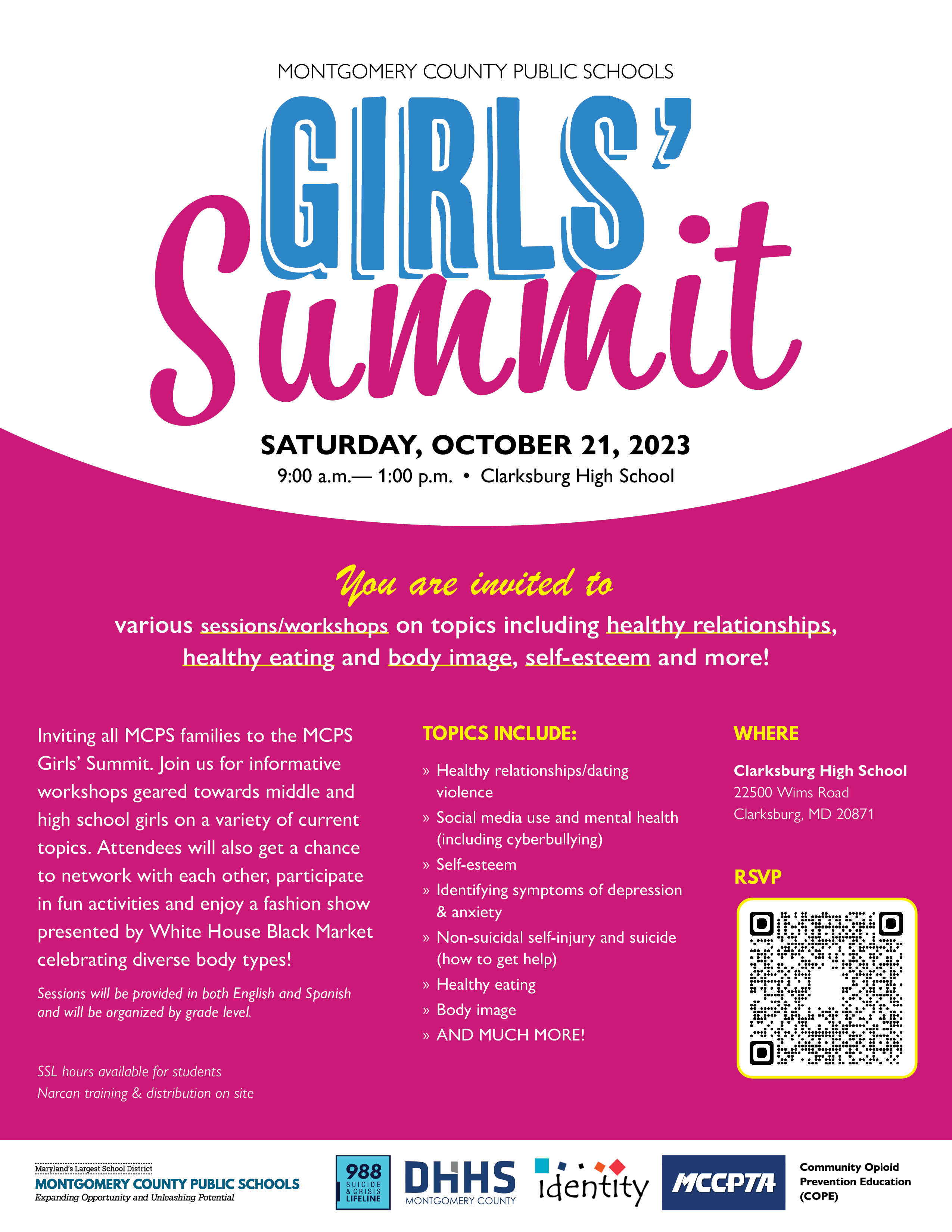MCPS 2023 Girls' Summit