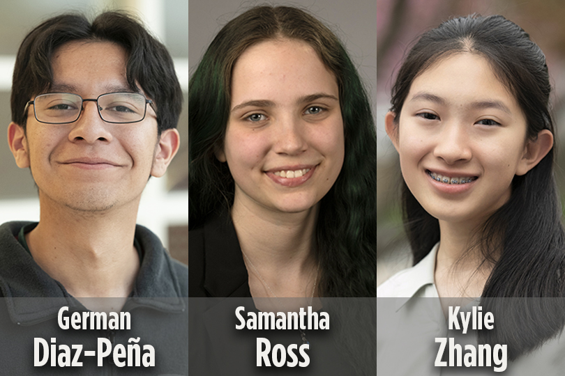 AWARD 1 Student Service Award finalists triptych 2025.jpg