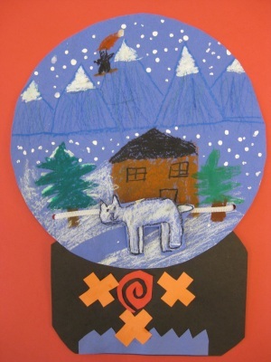 3rd Grade Snowglobe