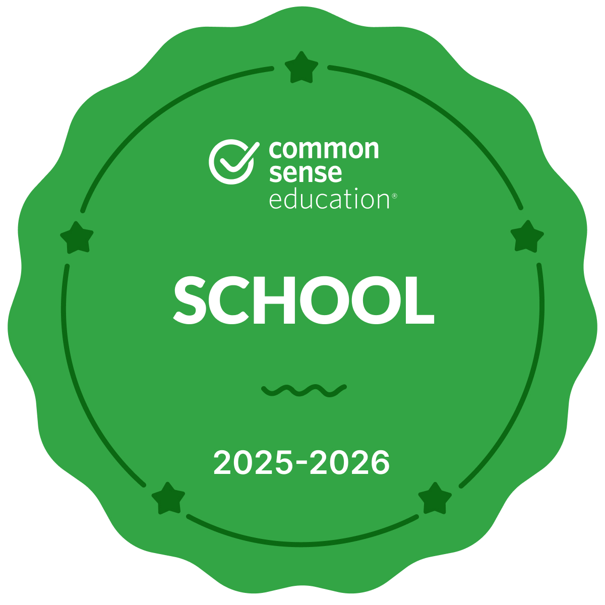 Common Sense Education School Recognition Badge
