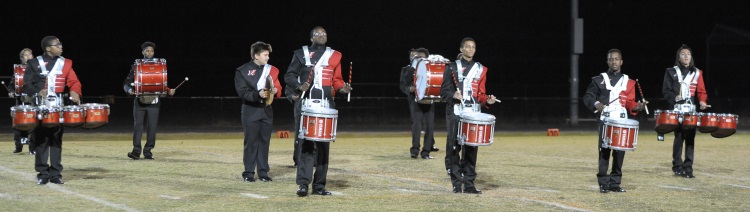 Drumline at Homecoming