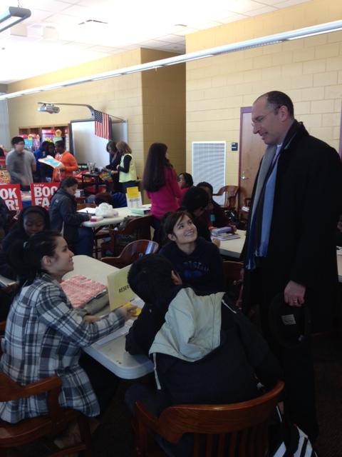 Dr. Starr visits NHS Tutoring Sessions during LAP