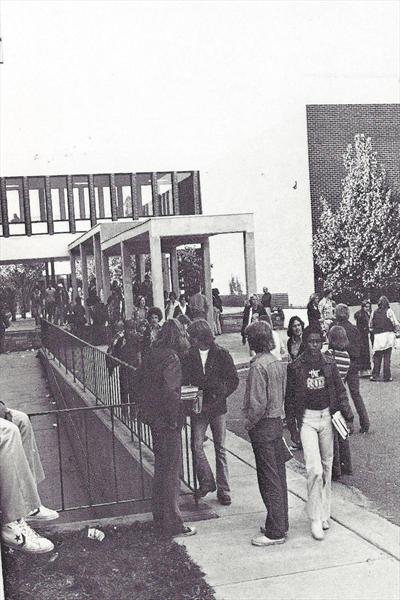 Rockville High School students in the early years